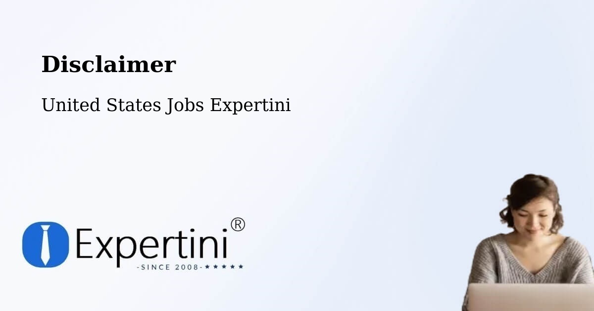 Disclaimer – Mount Ida - United States Jobs Expertini