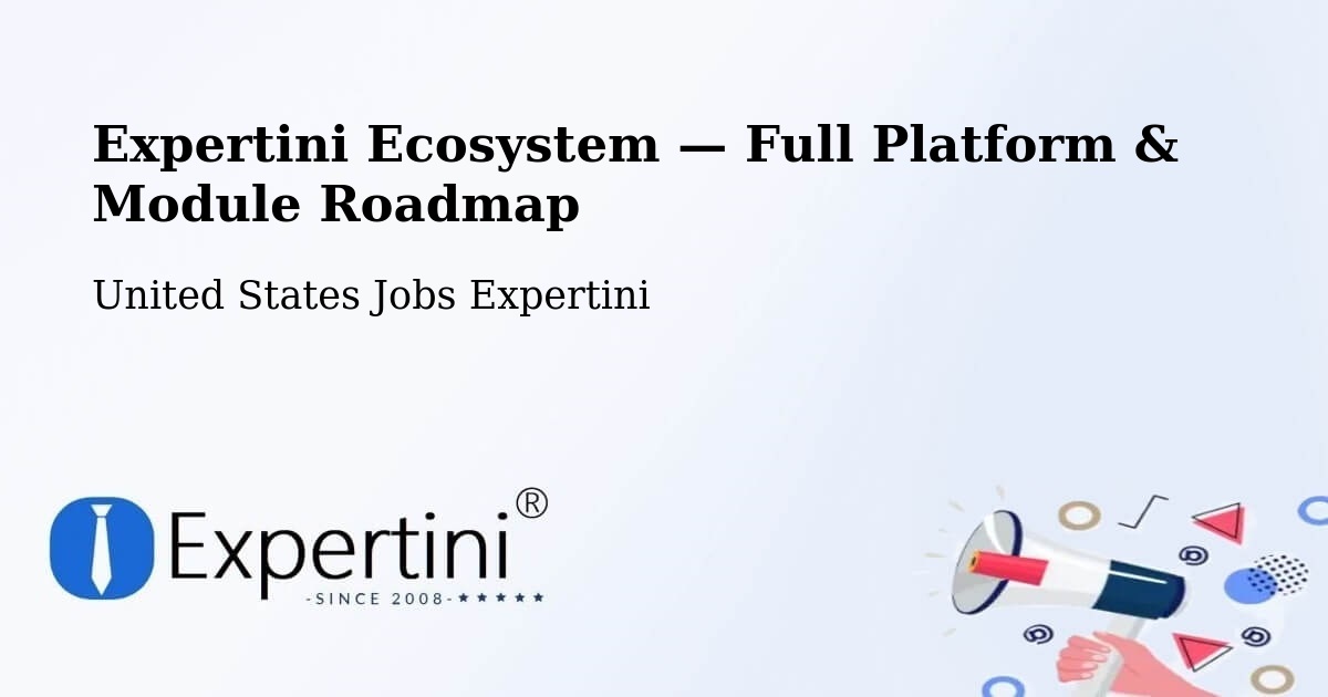 Expertini Ecosystem — Full Platform & Module Roadmap – Mount Ida