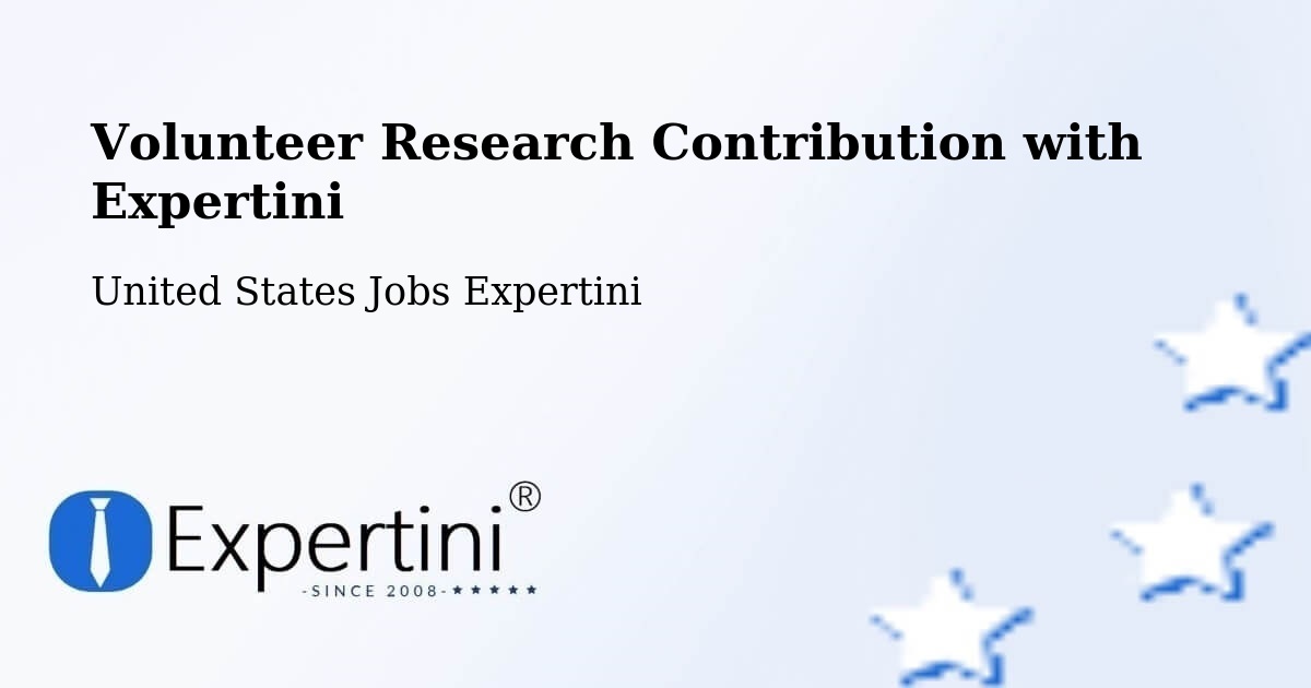 Volunteer Research Contribution Program – Mount Ida - United States Jobs Expertini